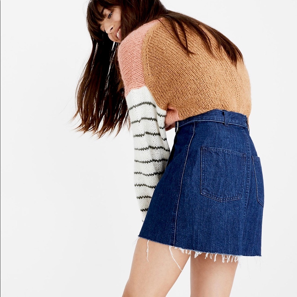 Madewell Mini Wrap Skirt - Picture 1 of 11